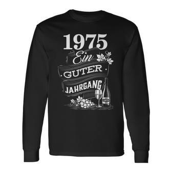 1975 Ein Guter Jahrgang Birthday Langarmshirts - Geschenkecke