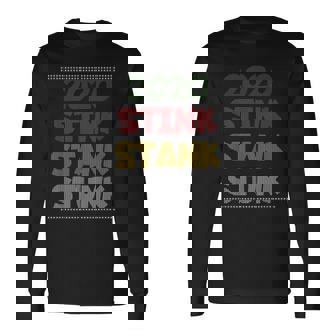 2020 Stink Stank Stunk Ugly Christmas Sweater Pajama Long Sleeve T-Shirt | Seseable UK