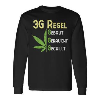 3G Regel Cannabis Marijuana Langarmshirts - Geschenkecke