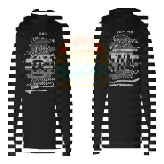 40 Años Cumpleaños Las Leyendas Nacen Octubre 1984 Retro Camiseta de manga larga - Regaloses