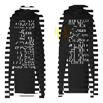 41 Cumpleaños Ahora Tengo 41 Años Divertido Aniversario Camiseta de manga larga - Regaloses