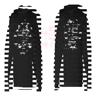 45 47 President 47 American Flag President 2024 Long Sleeve T-Shirt | Mazezy