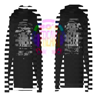 80S Freak Retro Vintage Themed Disco Long Sleeve T-Shirt - Thegiftio UK