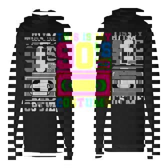 90S Costume 1990S Themed 90S Party Nineties Theme Outfit 90S Long Sleeve T-Shirt - Thegiftio UK