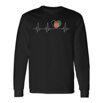 Afghanistan Love And Afghan Flag For Afghanistan Langarmshirts - Geschenkecke