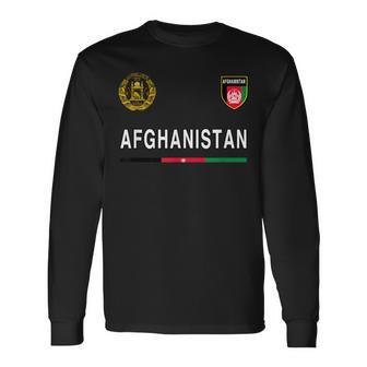 Afghanistan Sports Football Flag Football Langarmshirts - Geschenkecke