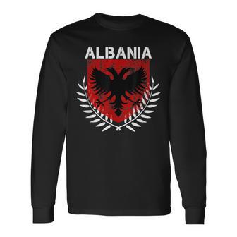 Águila Albanesa Albania Albanesa Albania Albania Camiseta de manga larga - Regaloses
