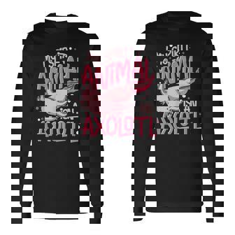 Ajolote Animal Tropical Anfibio Exótico Salamandra Axolotl Camiseta de manga larga - Regaloses