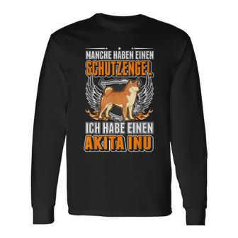 Akita Inu Guardian Angel S Langarmshirts - Geschenkecke