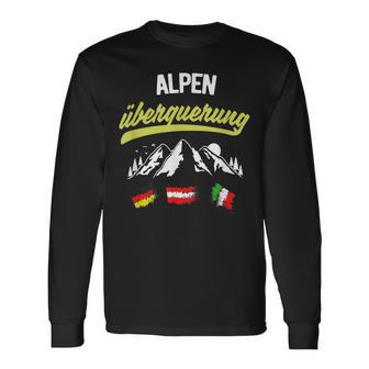 Alpine Crossing E5 Hiking Oberstdorf Nach Meran Langarmshirts - Geschenkecke