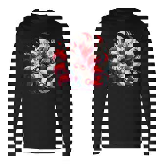 Anime Japonais Fox Kitsune Nine Tails T-shirt à manches longues - Cadeauxyz