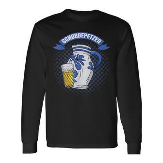 Appelwoi For Schobbepetzer And Cider Lovers S Langarmshirts - Seseable