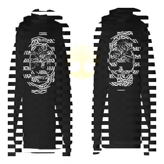 Arbre Deieiking Celtique Arbre Deie Nordic T-shirt à manches longues - Cadeauxyz