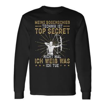 Archery My Archery Technique Langarmshirts - Geschenkecke