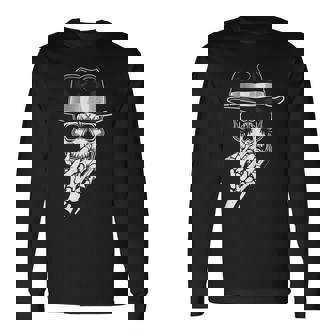 Armónica Esqueleto Blues Músico Camiseta de manga larga - Regaloses