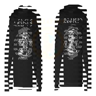 Asklepios Dieu Grec De La Guérison Et De La Médecine T-shirt à manches longues - Cadeauxyz