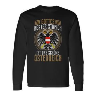 Austria Flag Costume Austria ienna Langarmshirts - Geschenkecke