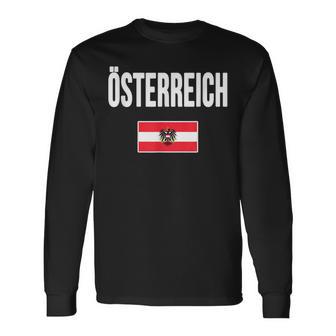 Austria Flag Austria Austria Langarmshirts - Geschenkecke