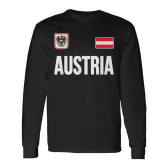 Austria Austria Flag Austria Souvenir Langarmshirts - Geschenkecke