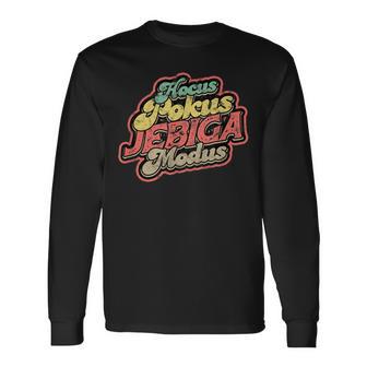 Balkan Jugo Spruch Hocus Pokus Jebiga Modus Langarmshirts - Geschenkecke