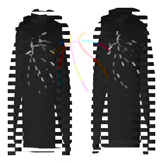 Baloncesto Silueta Bball Jugador Entrenador Deportes Baller Sin Mangas Camiseta de manga larga - Regaloses