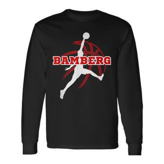 Bamberg Basketball Fan Support Franken Stadium Red Langarmshirts - Geschenkecke