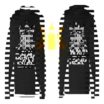 Banana Squad Fruit Banana Lover Team Banana Crew Long Sleeve T-Shirt - Thegiftio UK