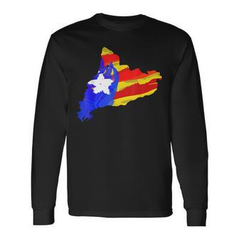 Bandera Cataluña Independencia Catalunya Camiseta de manga larga - Regaloses