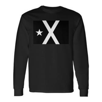 Bandera Independentista Catalana Estelada Negra Catalunya Camiseta de manga larga - Regaloses