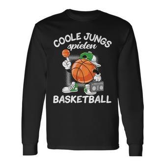 Basketball Boy's S Langarmshirts - Geschenkecke