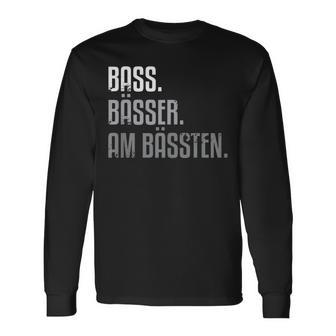 Bass For Bassisten Langarmshirts - Geschenkecke