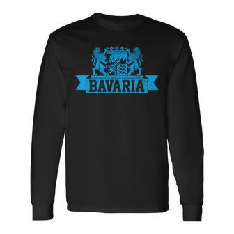 Bavaria Bavaria Bavarian Flag Pride Souvenir Langarmshirts - Geschenkecke