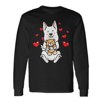 Berger Blanc Suisse Dog Swiss Shepherd Dog Langarmshirts - Geschenkecke