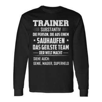 Best Trainer Coach Football Handballolleyball Langarmshirts - Geschenkecke