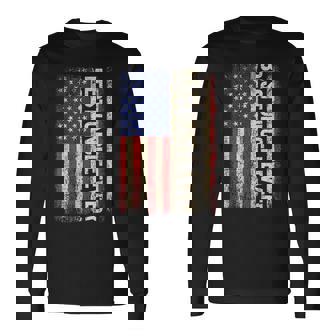 Best Uncle Ever Us American Flag For Uncle Men Long Sleeve T-Shirt - Monsterry