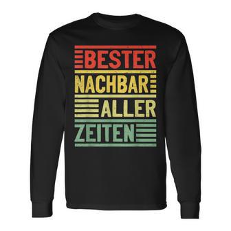 Bester Nachbar Alles Zeiten Nachbarn Langarmshirts - Geschenkecke