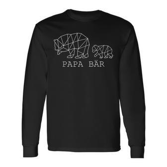 Bester Papa Bärateratertag Lustig Geburtstag Langarmshirts - Geschenkecke