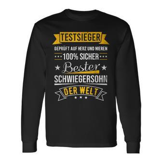 Bester Schwiegersohn Der Welt Testsieger Langarmshirts - Geschenkecke