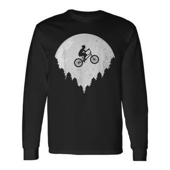 Bicycle Bmx Driver Full Moon Langarmshirts - Geschenkecke