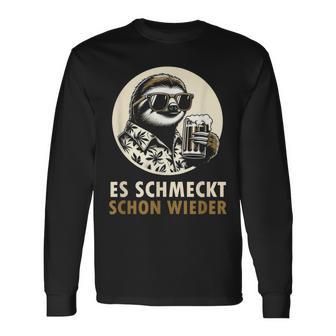 Bier Schmeckt Schon Wieder German Langarmshirts - Geschenkecke