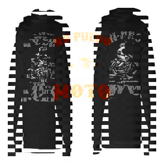 Biker Divertido Motorista No Puedo Tengo Moto Motero Camiseta de manga larga - Regaloses