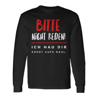 Bitte Nicht Rreden Ich Star O S Langarmshirts - Geschenkecke