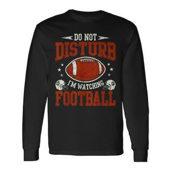 Bitte Nicht Stören Ich Schaue Football Langarmshirts - Geschenkecke