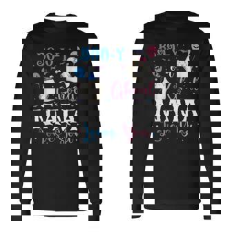 Boo-y Or Ghoul Nana Loves You Baby Boo Halloween Gender Long Sleeve T-Shirt - Monsterry