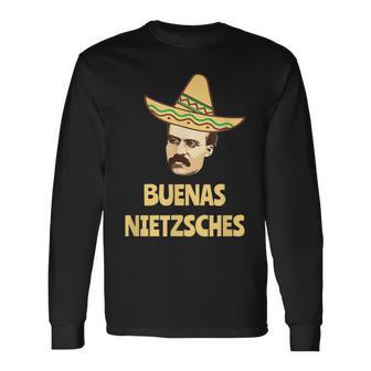 Buenas Nietschez Nietzsche Philosophy Langarmshirts - Geschenkecke