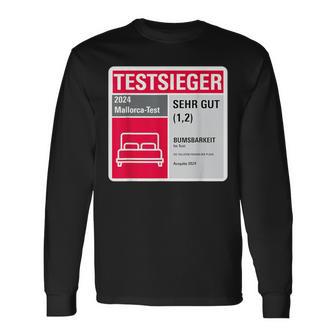 Bumsbar Test Winner 2024 Mallorca Edition Langarmshirts - Geschenkecke