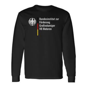 Bundesinstitut Zur Förderung Großvolumiger8 Motoren Langarmshirts - Geschenkecke