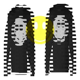 Camicia Coniso Sorriso Giallo Sveglio Felice Pace Sorridente Bambini Maglietta a maniche lunghe - Novitaregali
