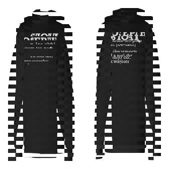 Camicia Da Osteopata Idea Regalo Per Osteopata Maglietta a maniche lunghe - Novitaregali
