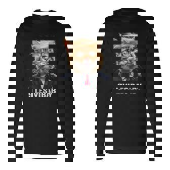 Cat Trump 9 Lives Baby Nine Lives Long Sleeve T-Shirt | Mazezy